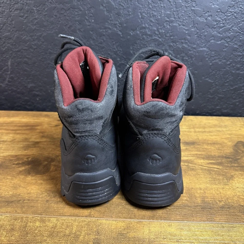 Wolverine Hellcat W04406 Black Leather Waterproof Work‎ Boots Mens 9EW